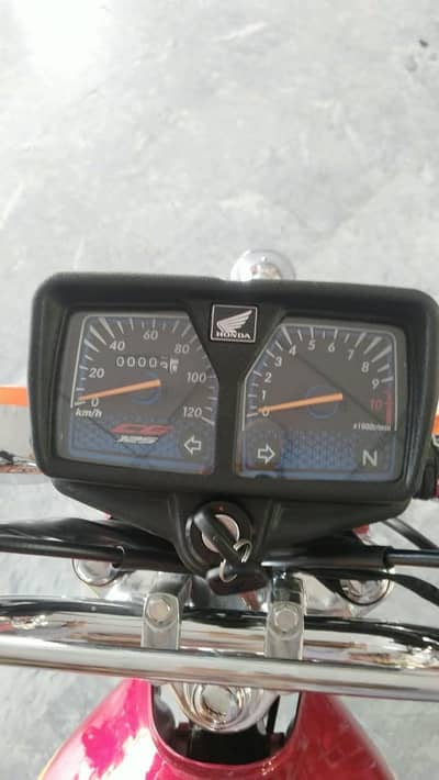 zero meter  Honda 125