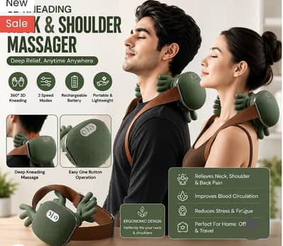 Electric Neck & Shoulder Massager | Neck Massager | Pain Relief