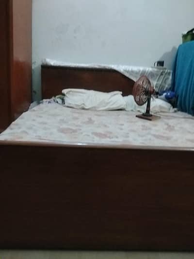 wooden Double Bed