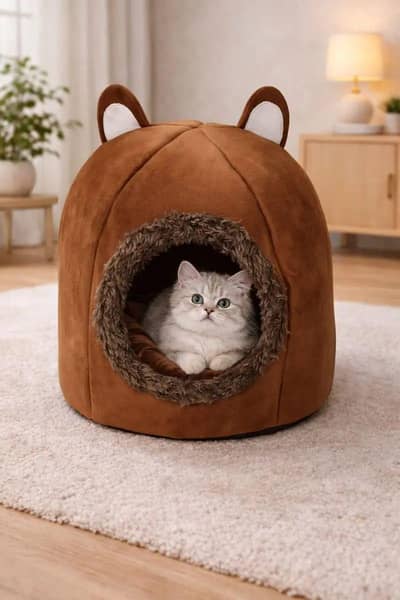 Luxury Handmade Cat House – Cute & Comfortable Cat Home