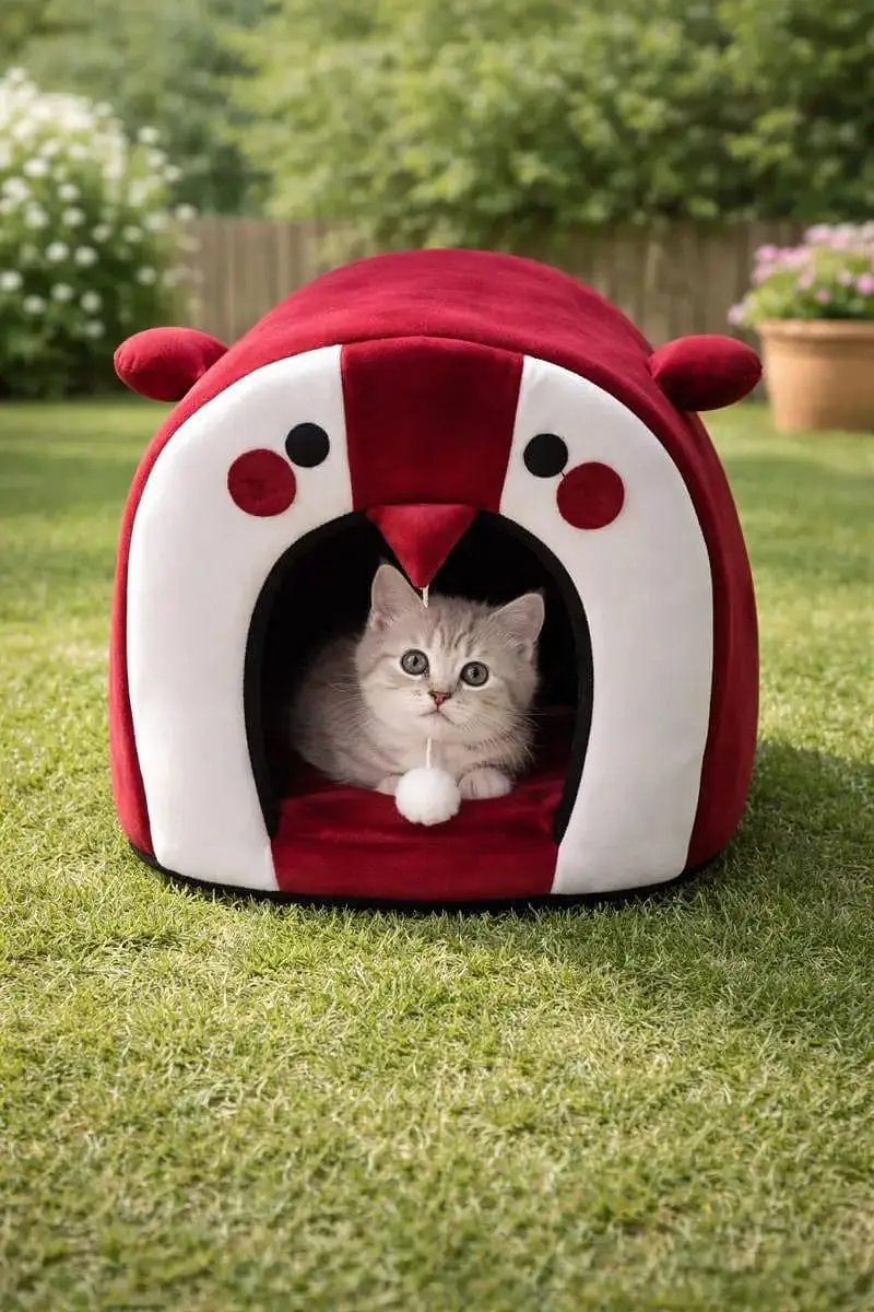 Luxury Handmade Cat House – Cute & Comfortable Cat Home — photo 2