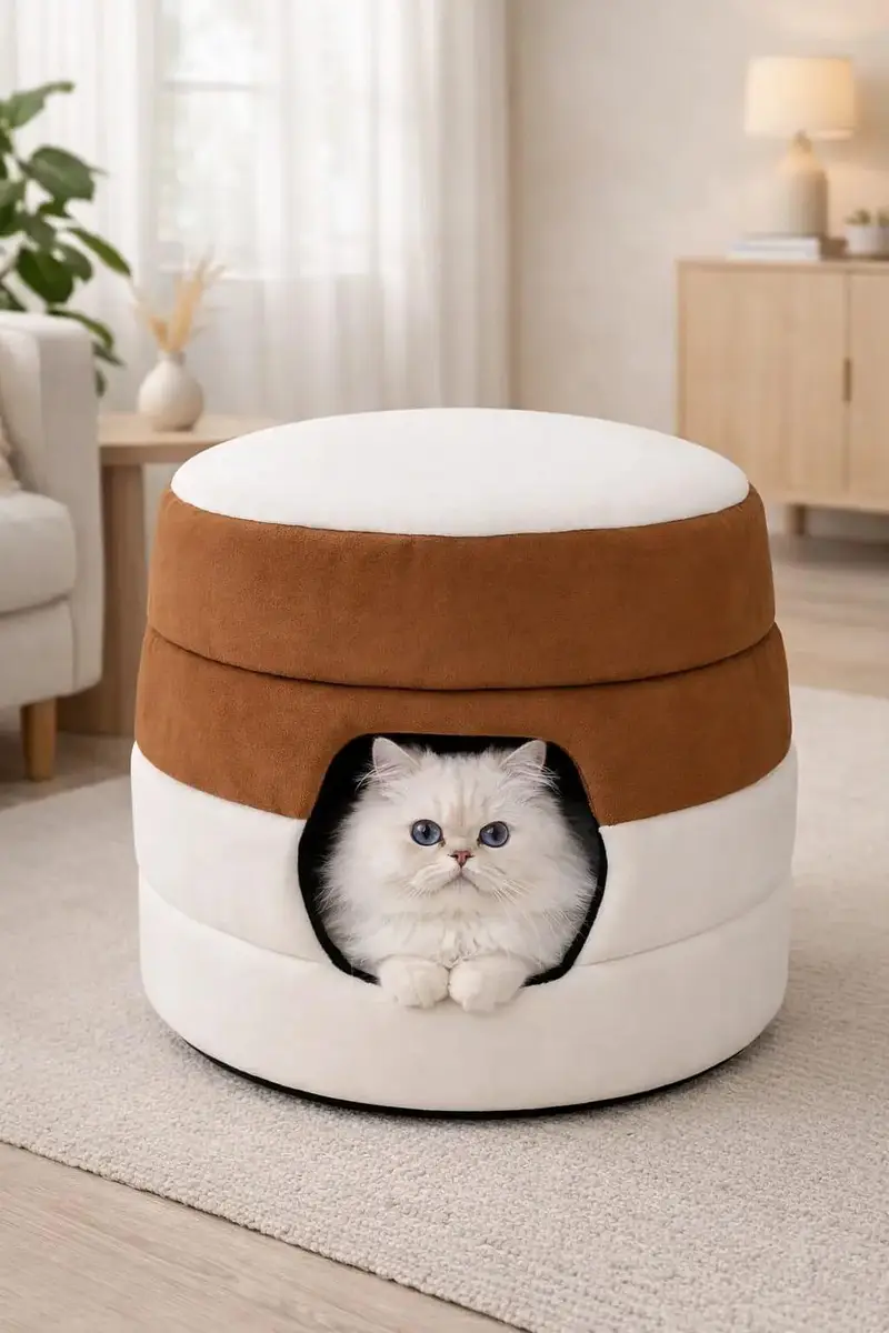 Luxury Handmade Cat House – Cute & Comfortable Cat Home — photo 3