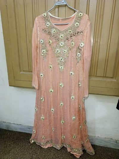 Long Maxi Peach colour urgent sale