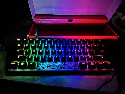 HyperX Alloy Origins 60 + Redragon Cobra + Razer Mouse Pad