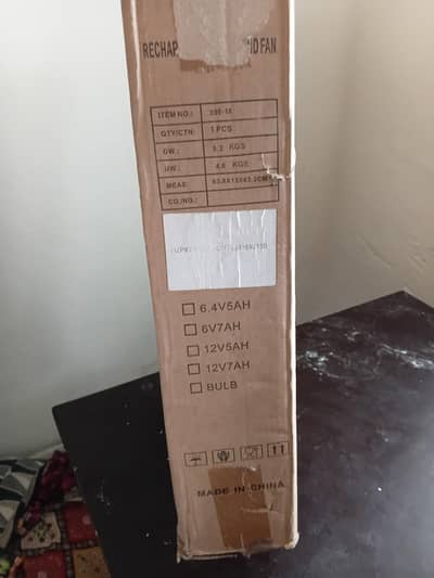 New Pack charging fan 18"+led light +Remote