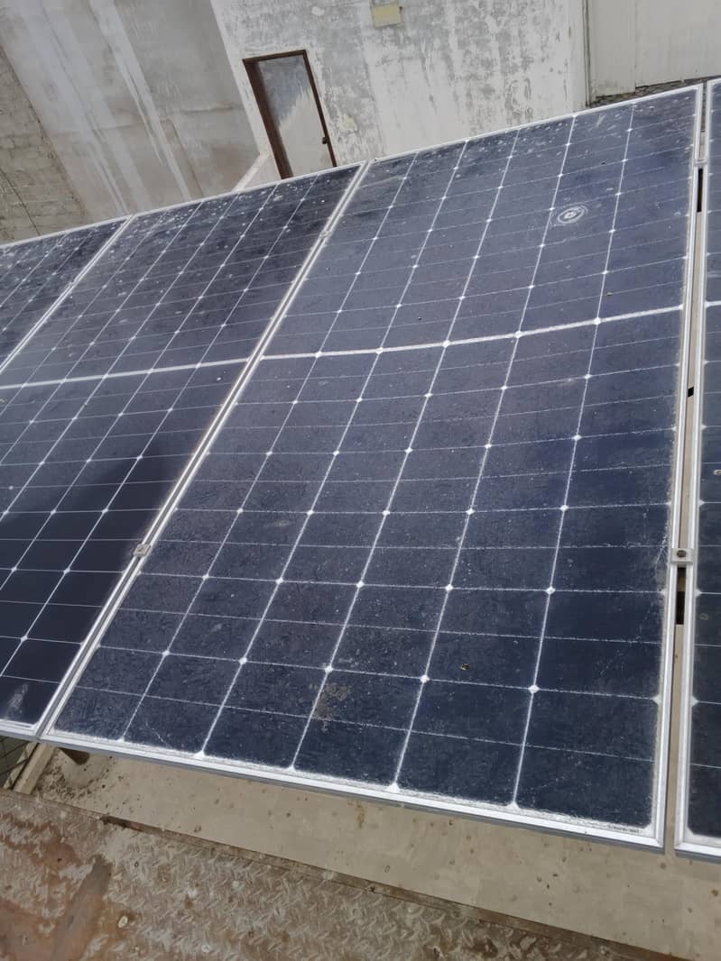 Solar panel damaged 2