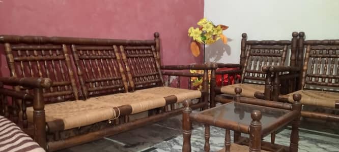 5 seater sofa set with table