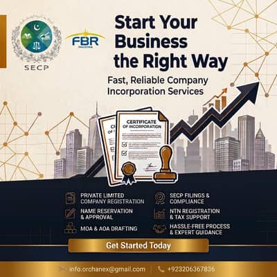 SECP Company Registration, Business Incorporation And Annual Returns