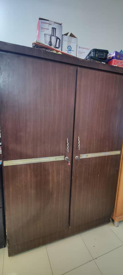 Two Door Solid Wardrobe