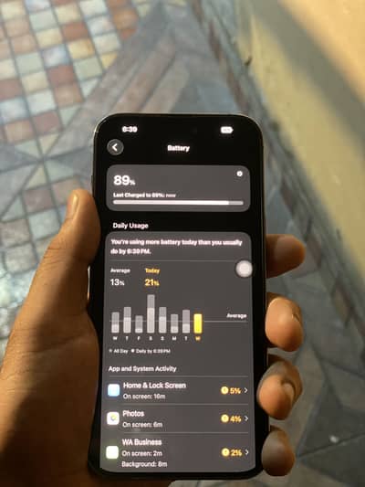 Apple iPhone 14 Pro Max JV 89 battery health All ok