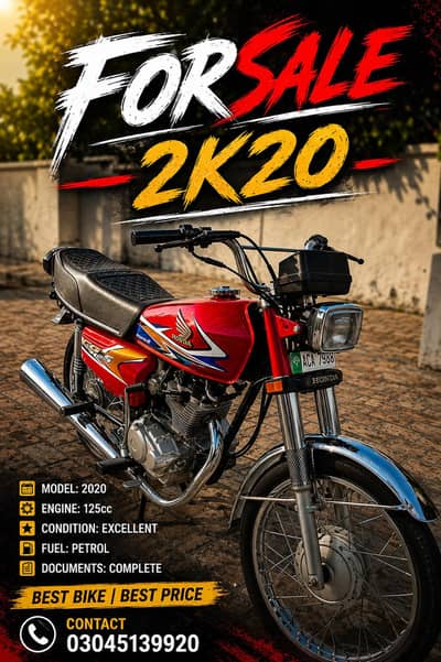 FORSALE Honda 125 model 2020
