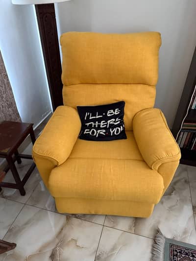 Highlife Yellow Recliner