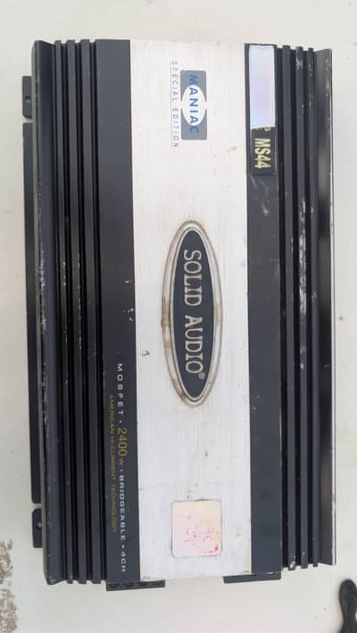 solid audio amplifier