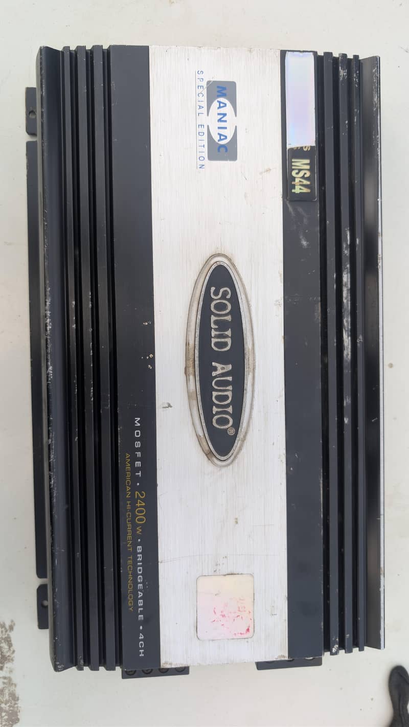 solid audio amplifier 0
