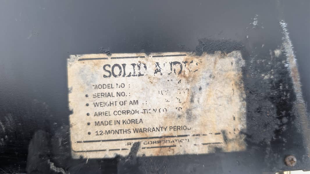 solid audio amplifier 5