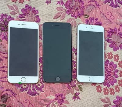 3iphone 6 (2 32gb 1 16gb) non pta 3no exchange b ho jyngy urgent sale