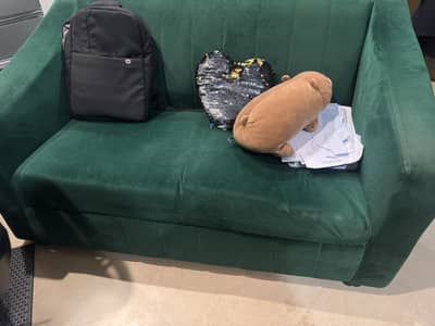 Green sofa 2 person
