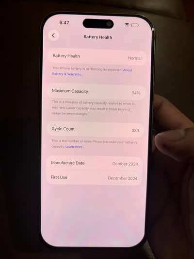 Apple iPhone 16 Pro Max jv Non-PTA 256gb