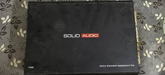 Solid Audio Amplifier for sale