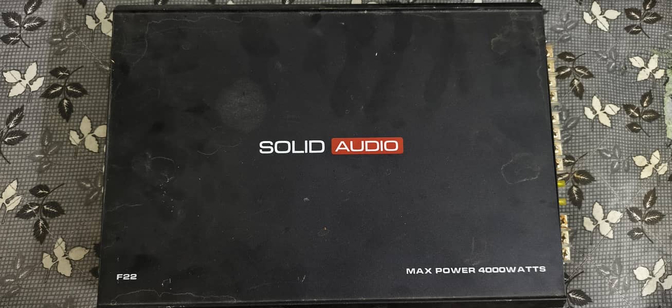 Solid Audio Amplifier for sale 0