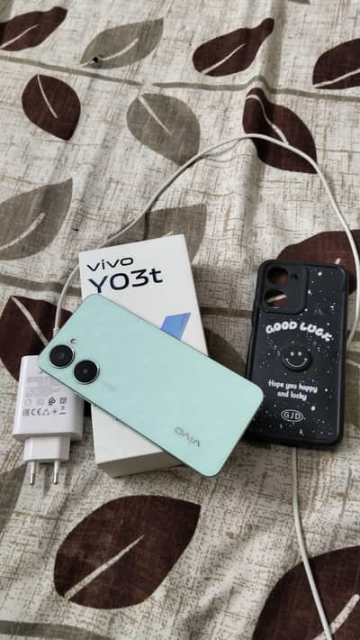 Vivo Y03t With box charger