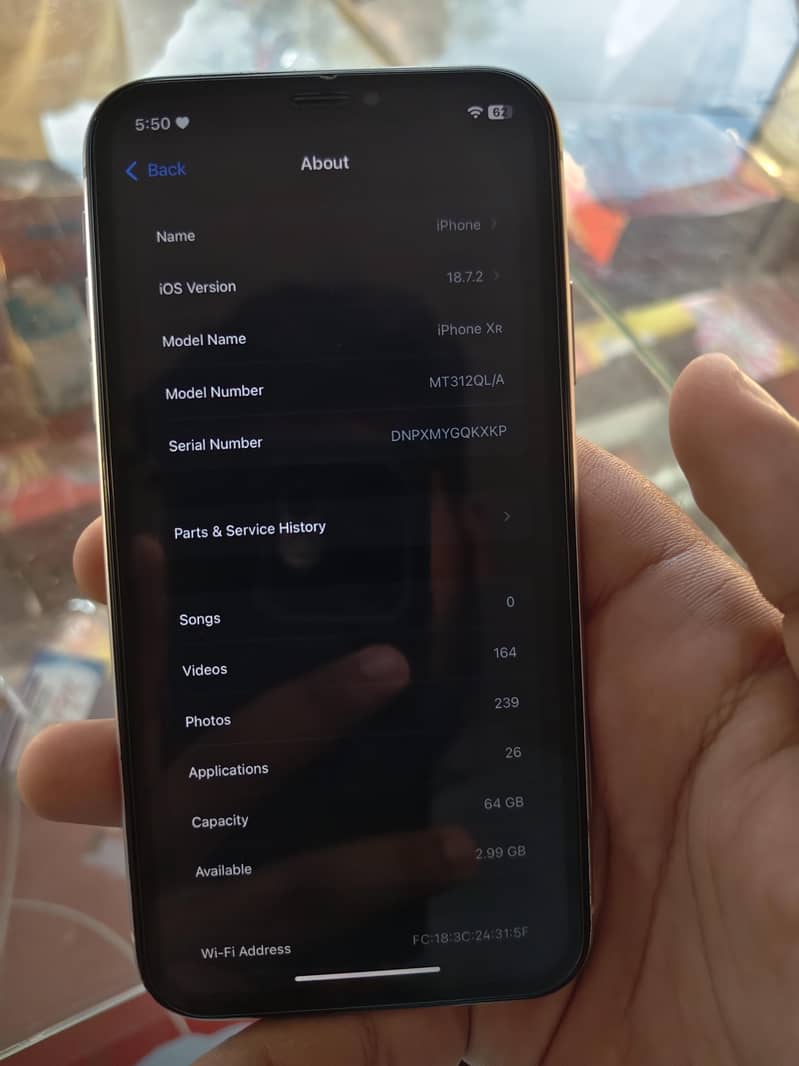 iphone XR 4