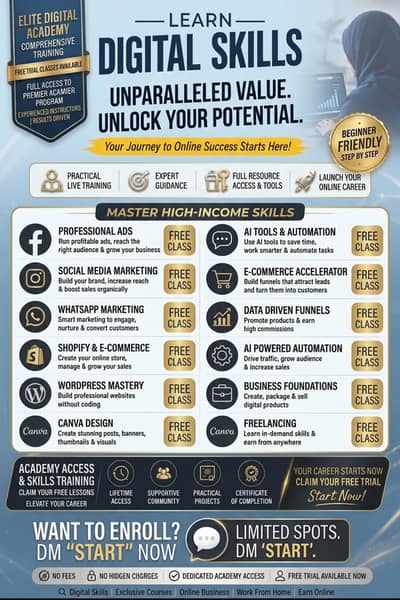 Master Digital Skills & Build Your Online Future 