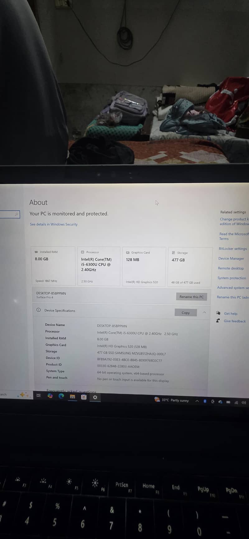 Microsoft Surface Pro 4 i5 6th Generation 2