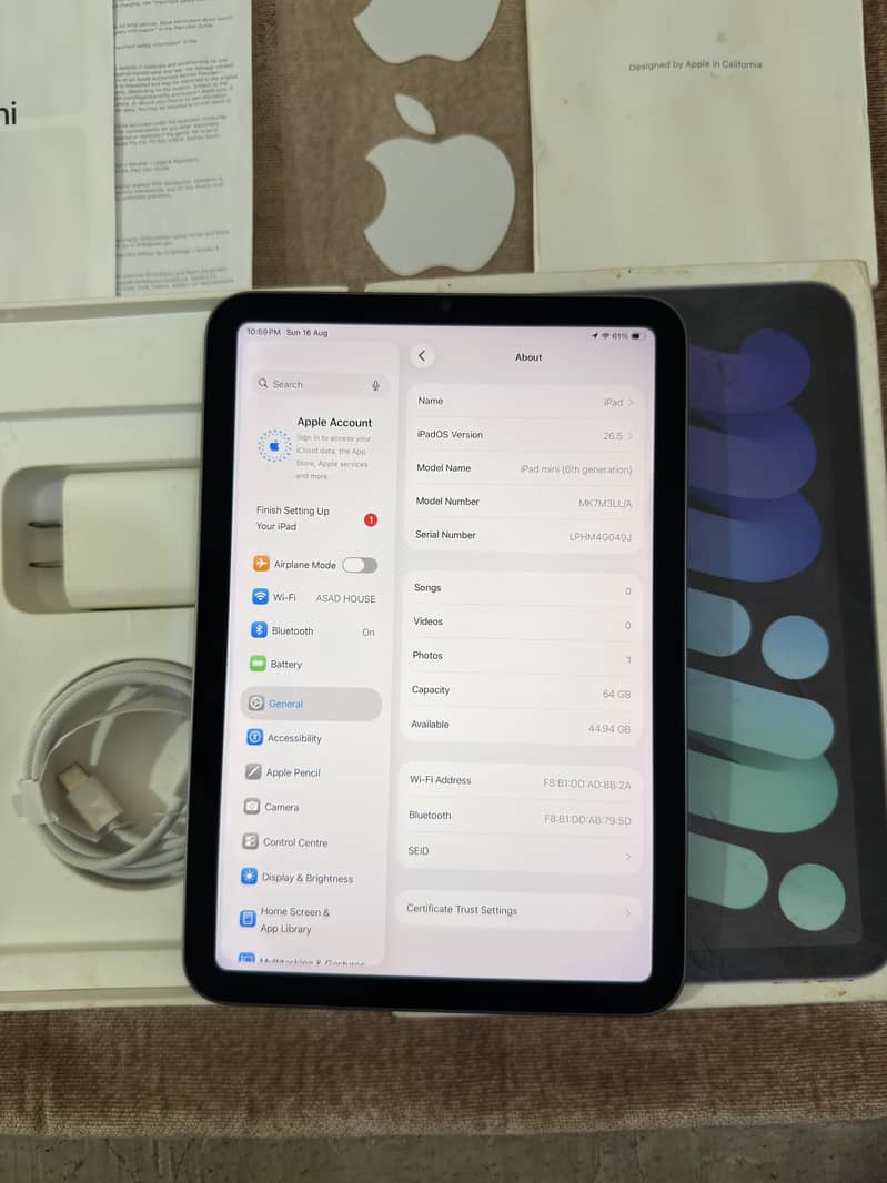 iPad Mini 6 Complete Box 12