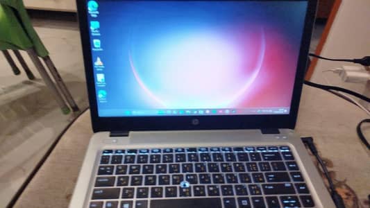 Hp core i5 6 gen 8gb ram 256 SSD home used scratch less ellitebook