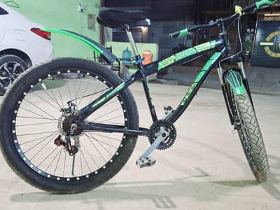 sportive bicycle in good condition