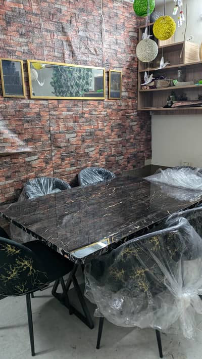 6 seater dining table-dining table-chairs-poshish chairs