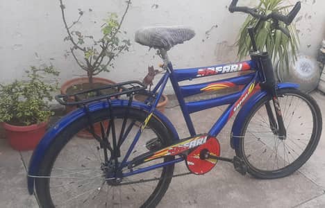 Blue color By cycle safari