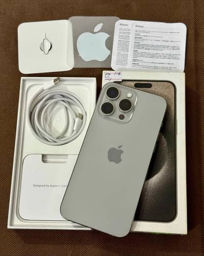 iPhone 15 Pro Max 256gb HK Complete Box