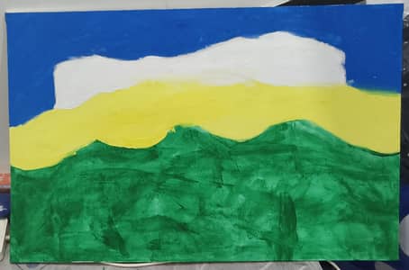 Original handmade Acrylic painting 2ftx3ft "The Great Meadow"