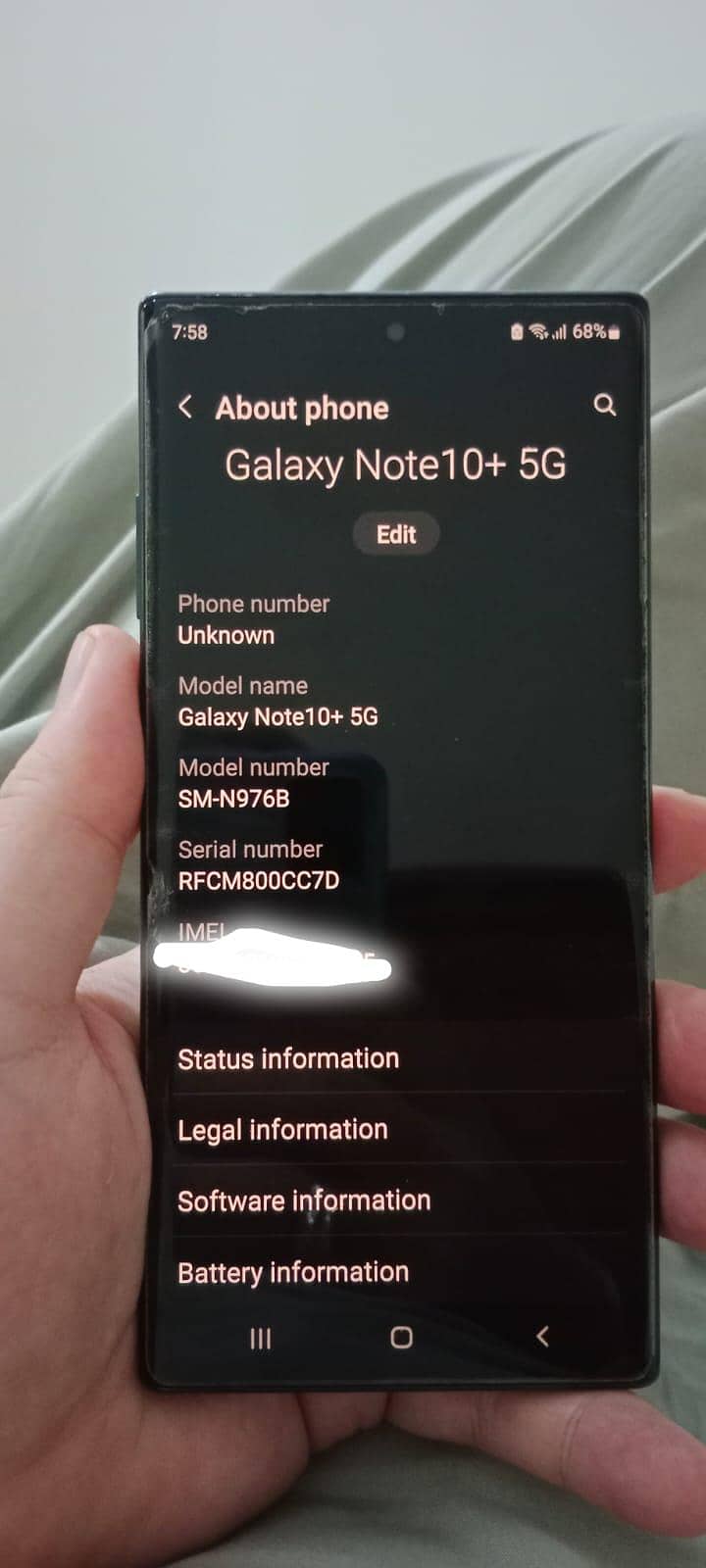 Samsung Mobile Note 10 Plus 5