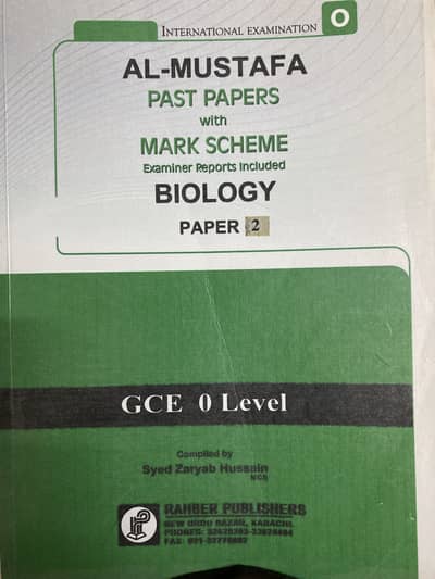 Biology Olevels Paper 2 ReadandWrite