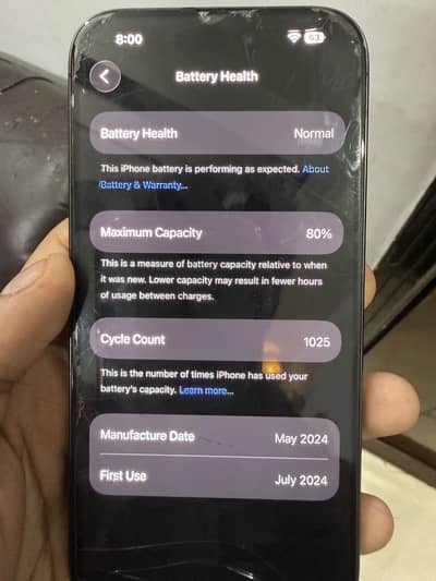 Apple iPhone 15 Pro with box and charger