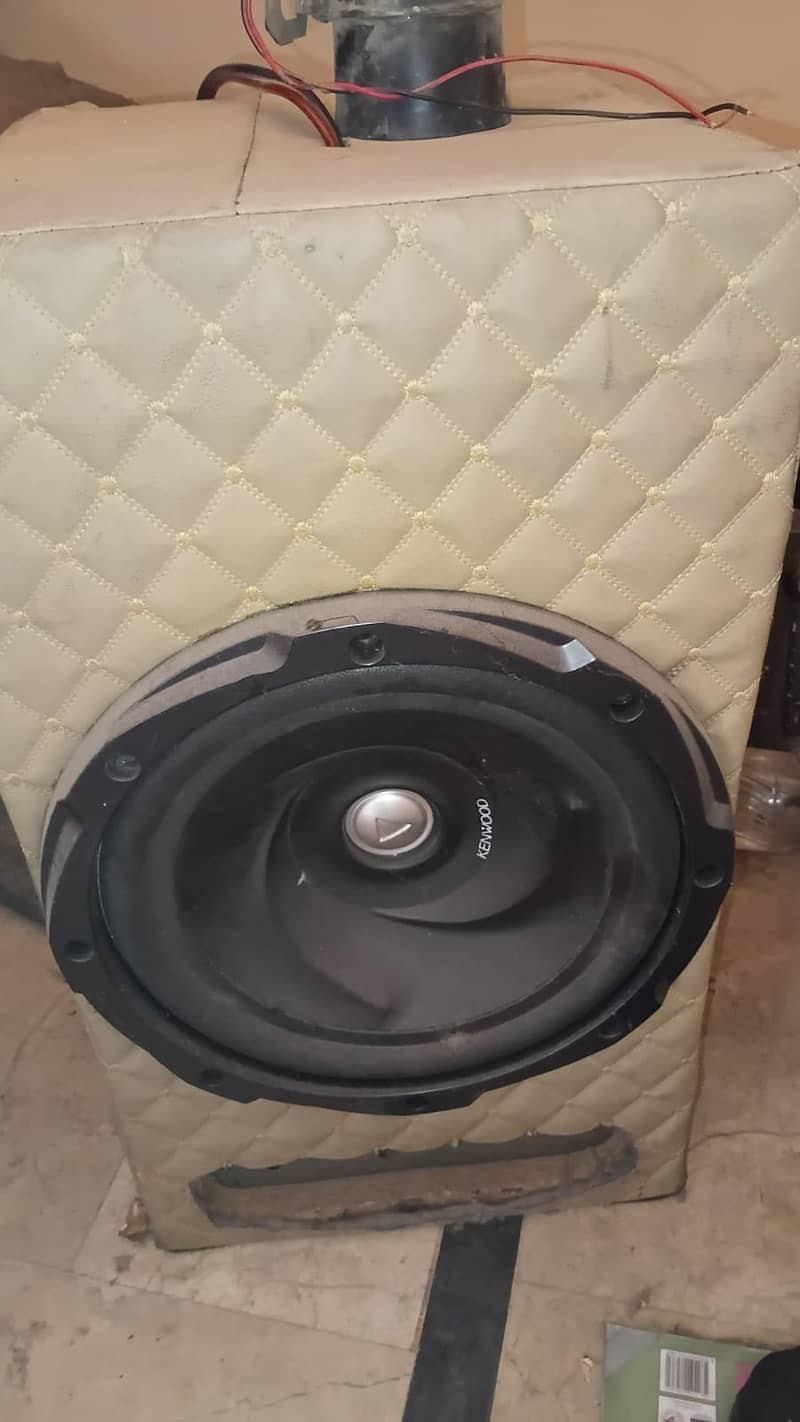 amplifier with woofer and android panel 2