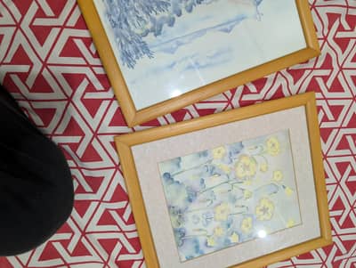 Two Wooden Picture Frames Excellent condition