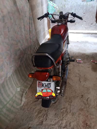 Honda CD70 red 2014 model for sale