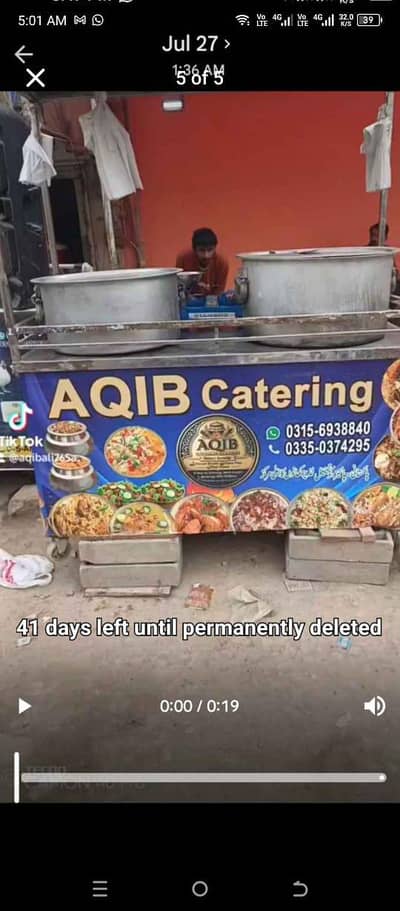 Food Cart Setup For sell