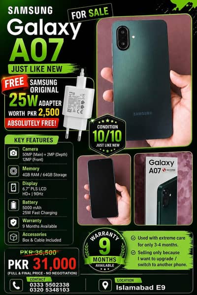 Samsung Mobile A07 5G