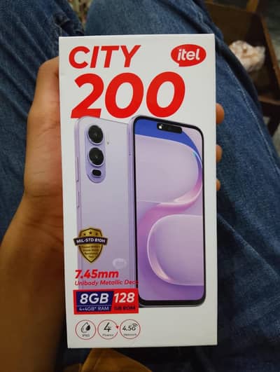 Itel CITY 200 ONLY 25 DAYS USED BRAND NEW CONDITION 4+4/128 gb