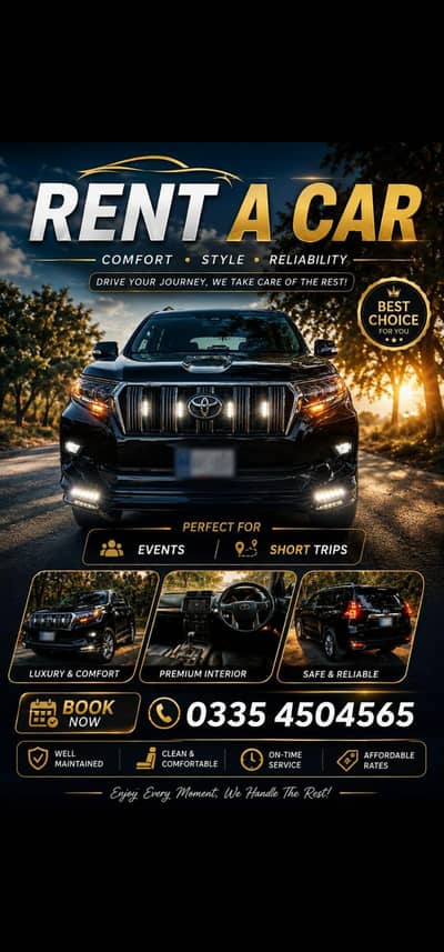 Rent a luxury car