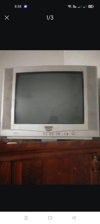 singar Ka TV ha 21inch Ka bilkul ok ha.