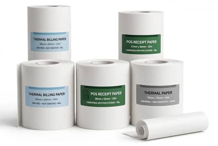 paper roll/Billing paper/Billing roll/barcode/sticker/barcode roll