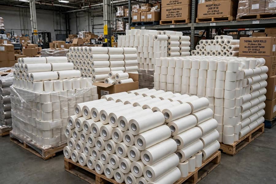 printer roll/Billing paper/Billing roll/barcode/sticker/barcode roll 1