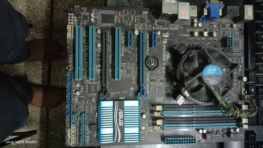 asus motherboard in used condition with i5-3470 processor