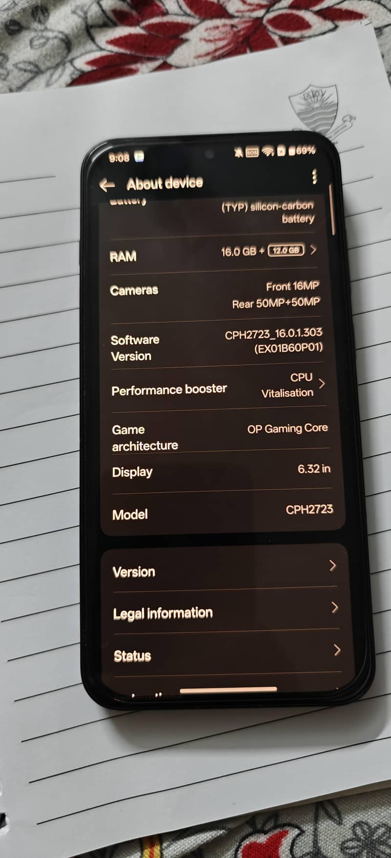 One Plus 13t 0